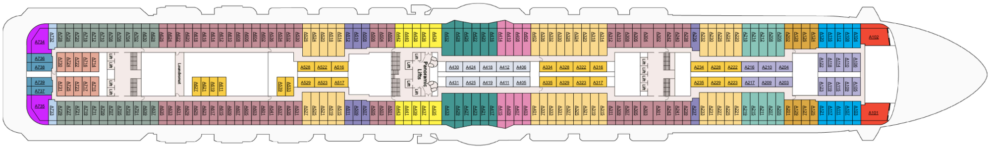 Deck 12 - Aloha plan